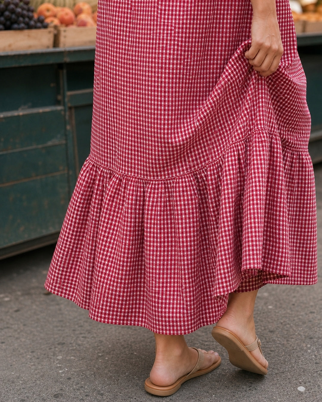 Vestido Arrecife Rojo