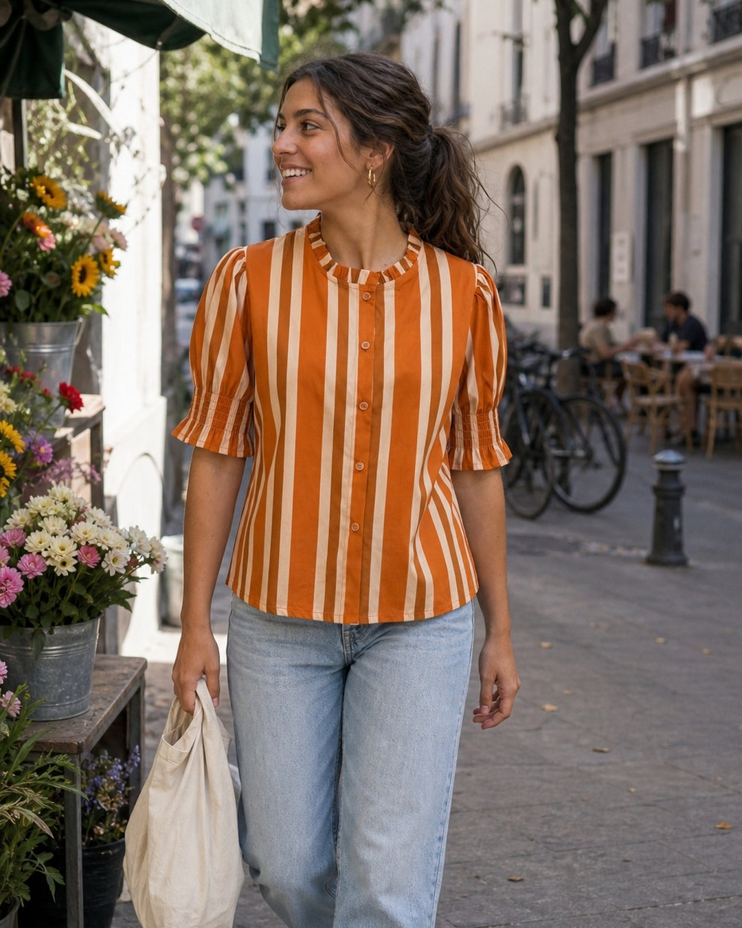 Blusa Caleta Terracota
