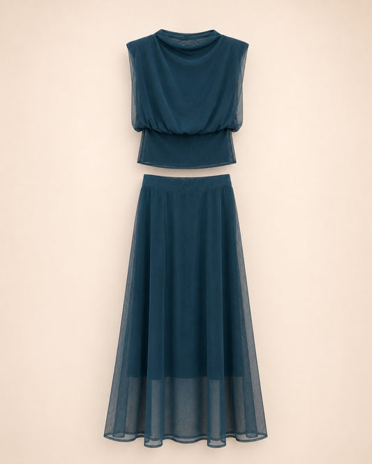 Conjunto Famara Azul Petróleo