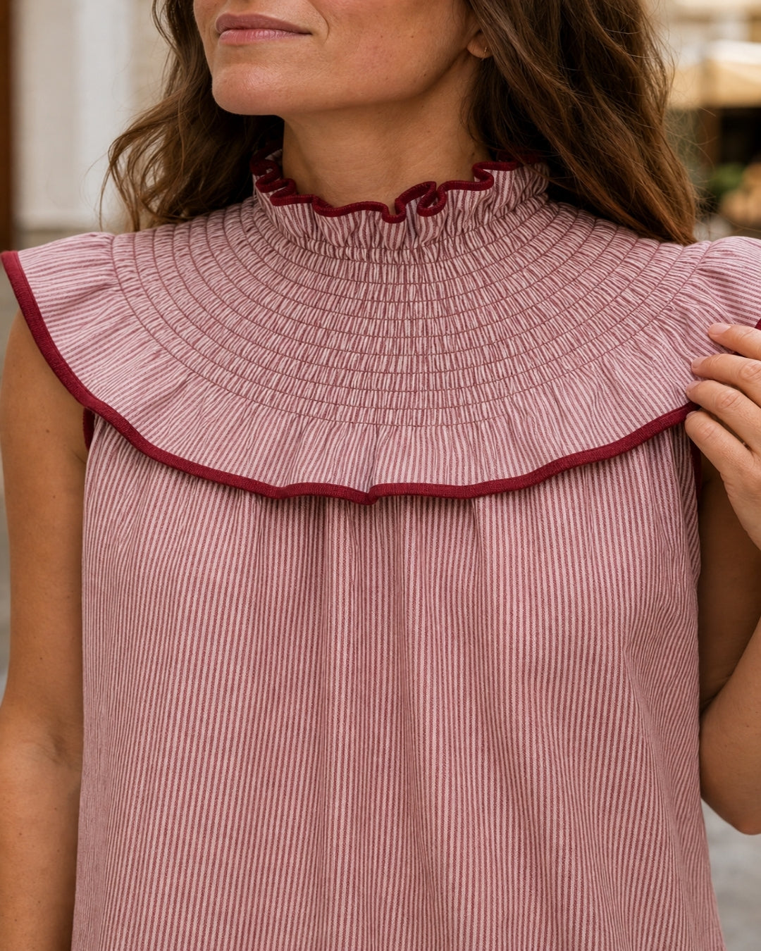 Vestido Órzola Burdeos